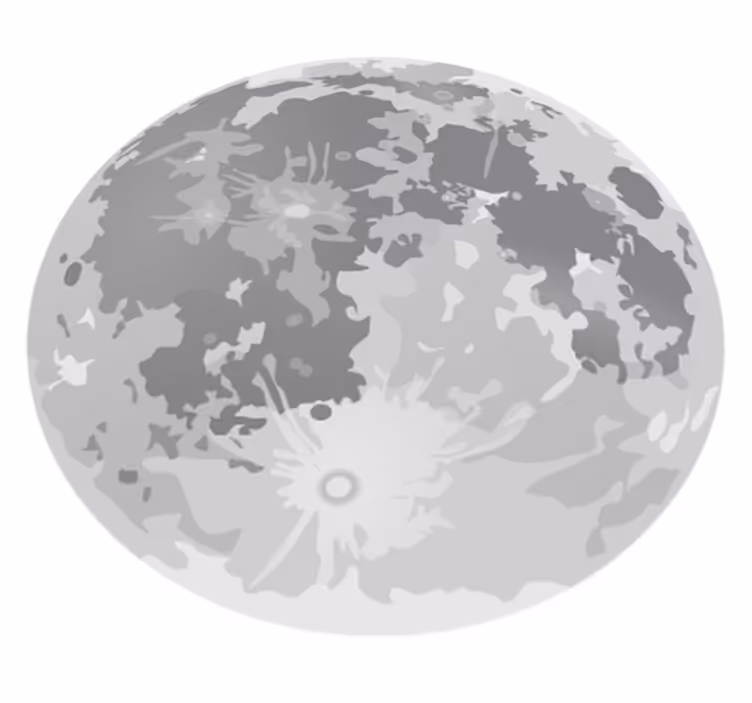 Kids vinyl carpet full moon - TenStickers