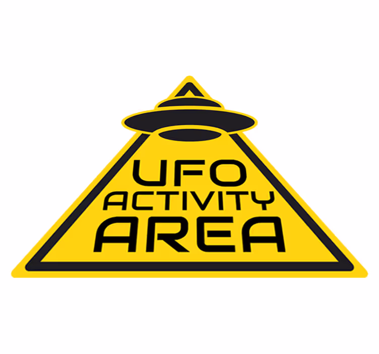 Kids vinyl carpet ufo activity sticker - TenStickers