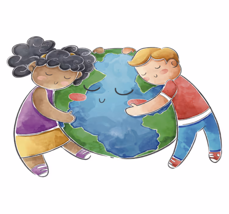 Kids vinyl carpet globe for kids - TenStickers