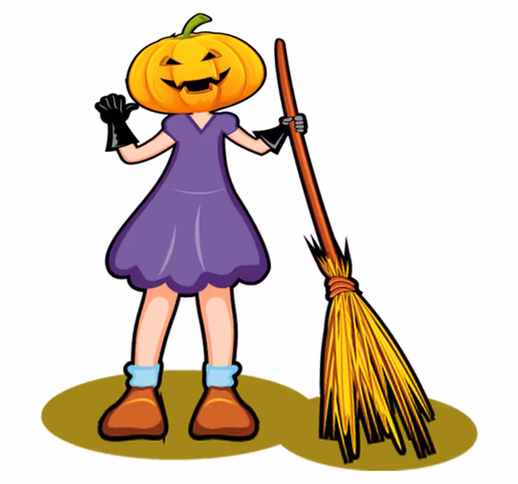 Kids vinyl carpet halloween decorative illustration - TenStickers