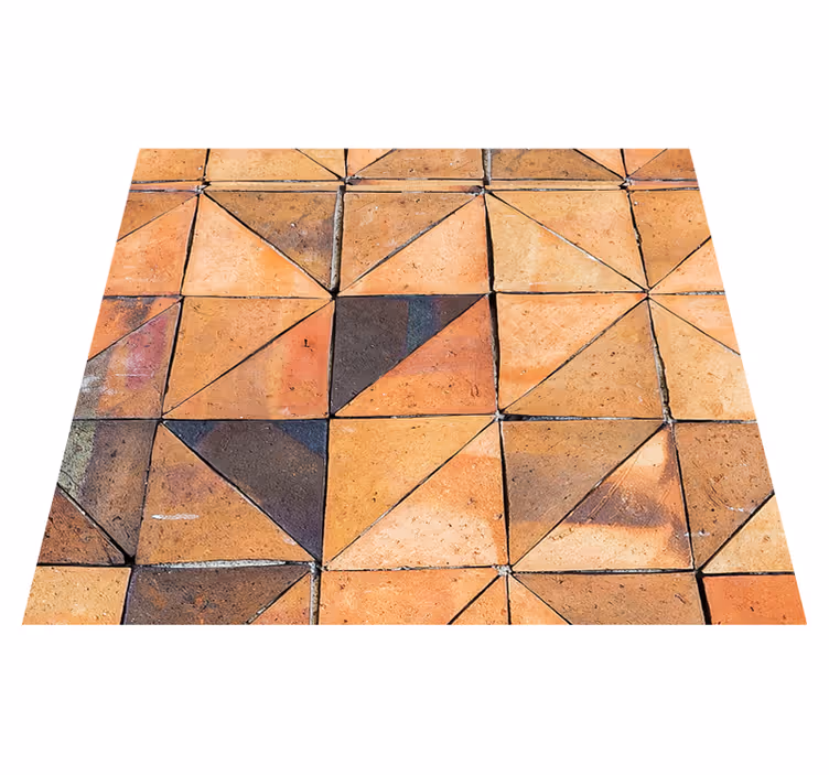 Stone vintage bathroom vinyl carpet - TenStickers