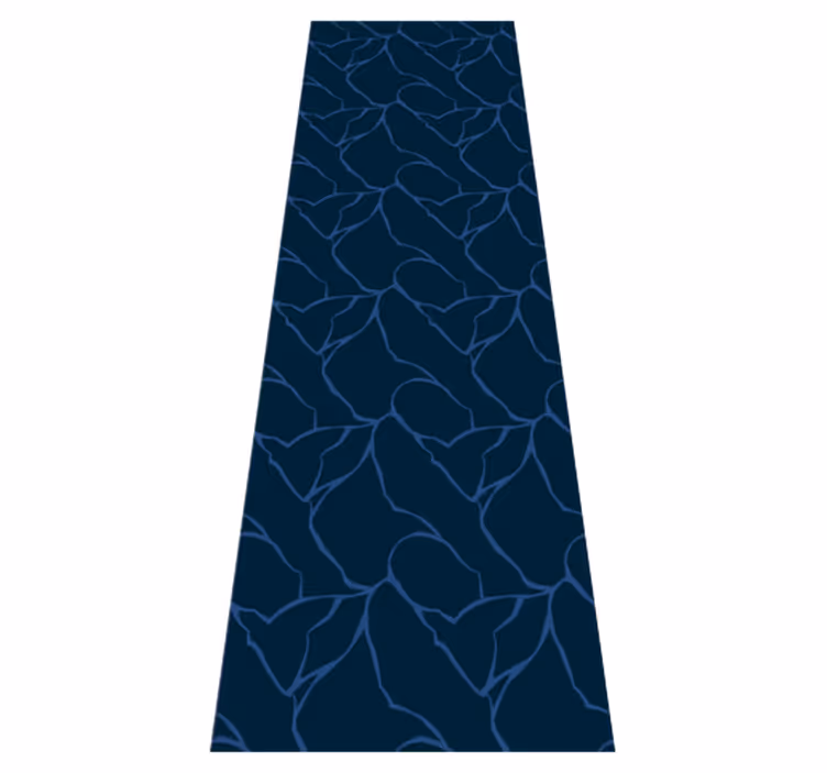 Bathroom vinyl carpet blue marble texture design - TenStickers
