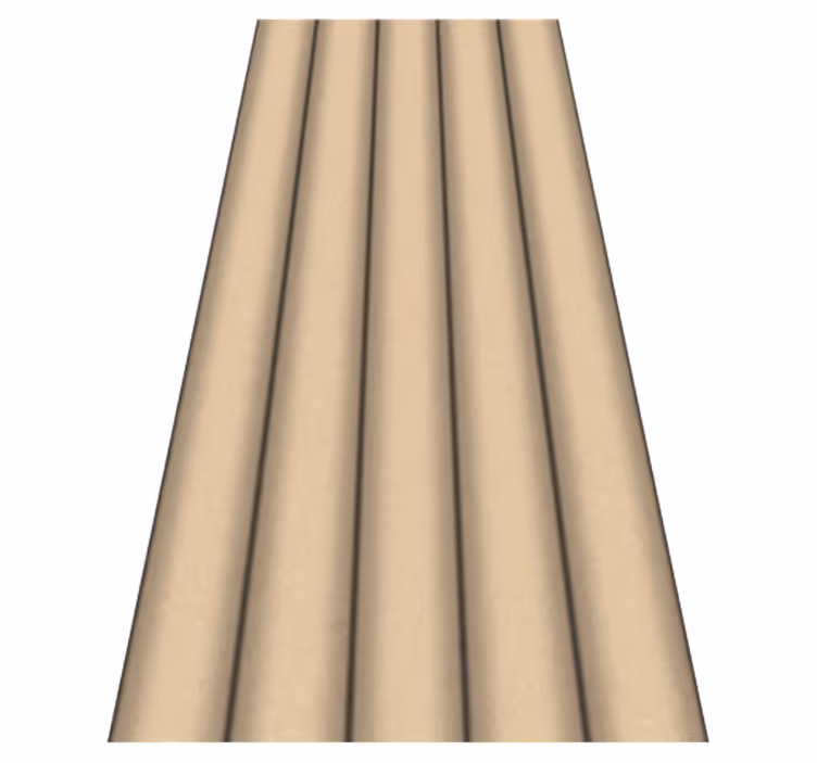 Bathroom vinyl carpet in brown tube minimalist design - TenStickers