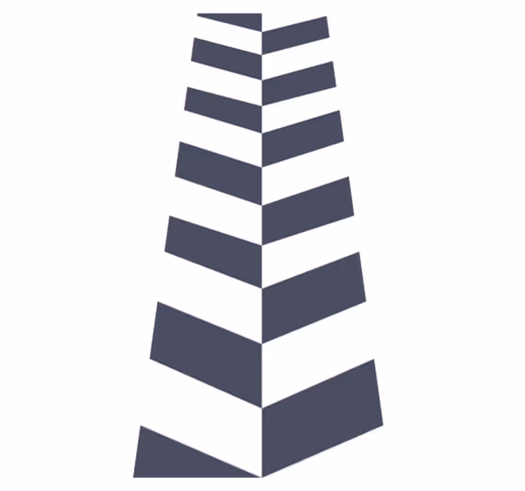 Bathroom vinyl carpet with navy blue stripes pattern - TenStickers