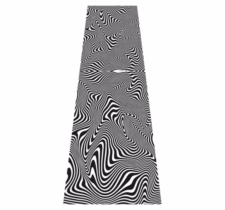 Bathroom vinyl carpet zebra 3d effect mat - TenStickers