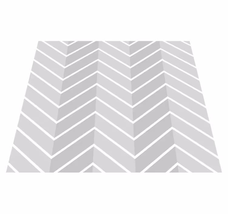 Herringbone light gray bathroom vinyl carpet - TenStickers