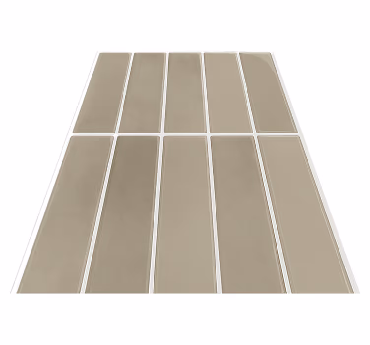 Bathroom vinyl carpet linear stone natural - TenStickers