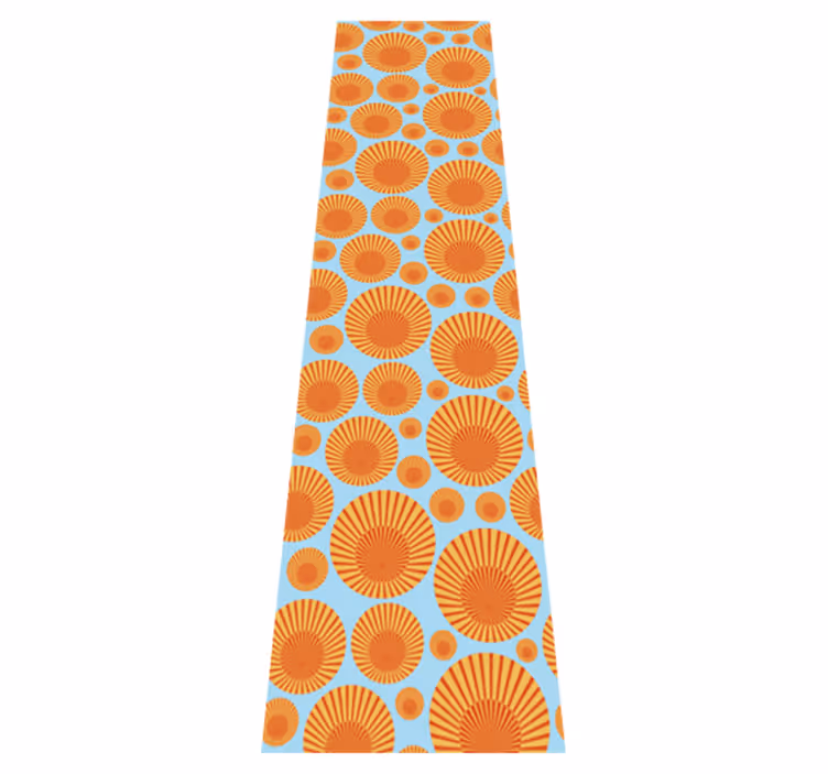 Kitchen vinyl carpet 70's sunshine refrigerator - TenStickers