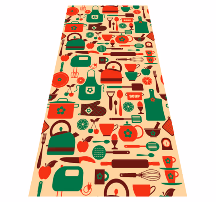 Kitchen vinyl carpet for kitchen furniture covers - TenStickers