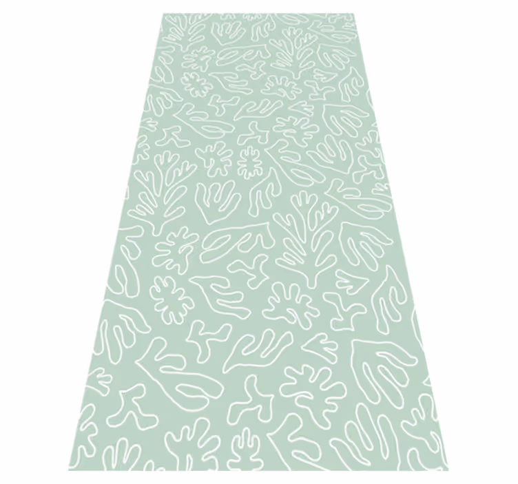 Kitchen vinyl carpet green think seaweed - TenStickers