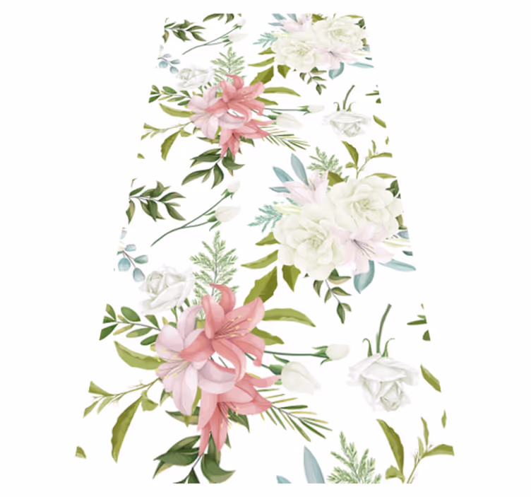 Kitchen vinyl carpet minimalist realistic garden - TenStickers