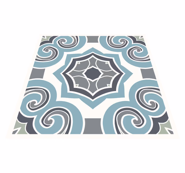 Kitchen vinyl carpet in portuguese style - TenStickers