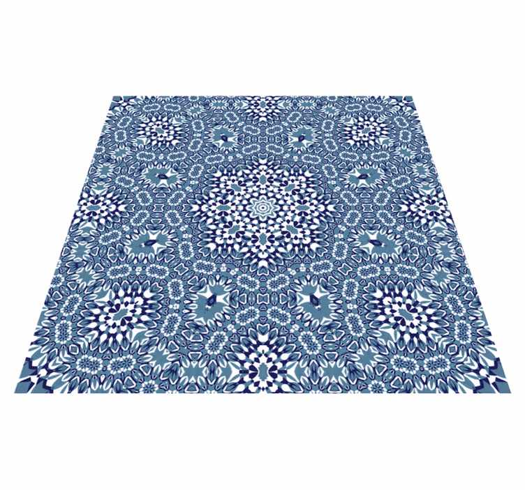 Mosaic mandala kitchen vinyl carpet - TenStickers