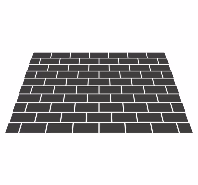 Kitchen vinyl carpet dark bricks kitchen decal - TenStickers
