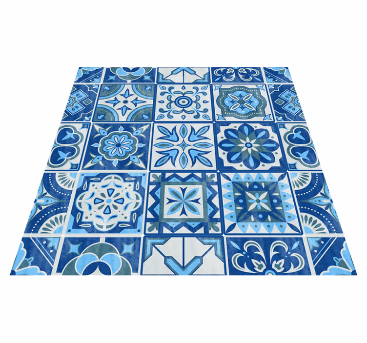 Kitchen vinyl carpet talavera tile decal - TenStickers
