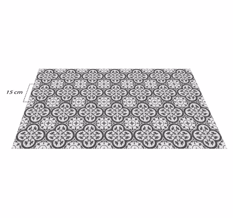 Kitchen vinyl carpet moroccan tile design - TenStickers