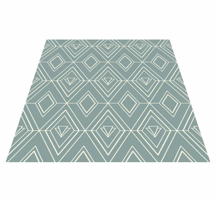 Kitchen vinyl carpet art deco geometric design - TenStickers