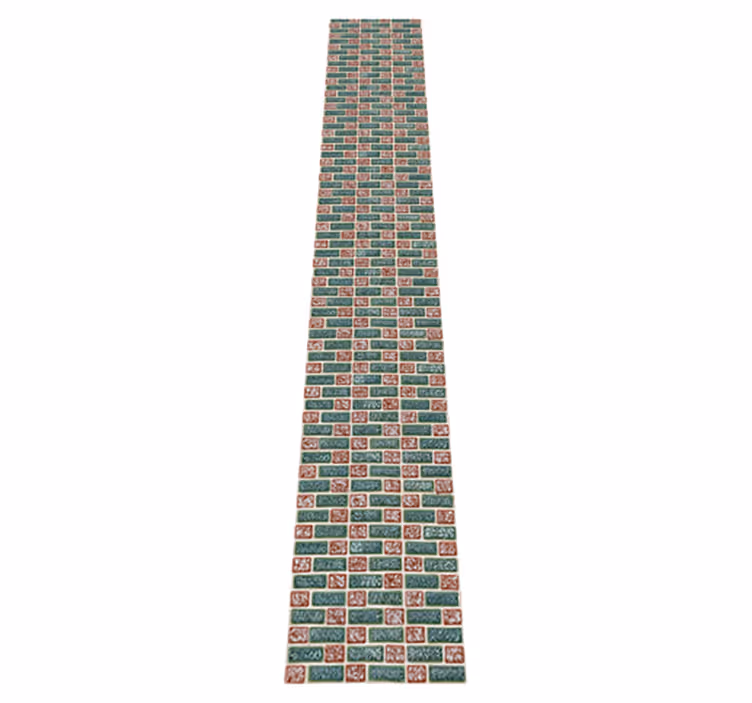 Kitchen vinyl carpet simple brick tiles - TenStickers