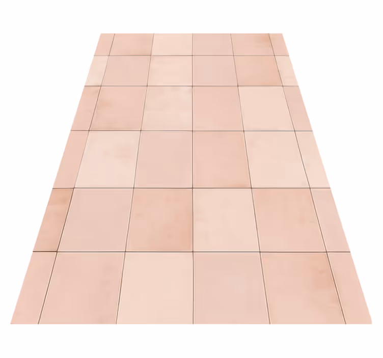 Kitchen vinyl carpet pink tile design - TenStickers