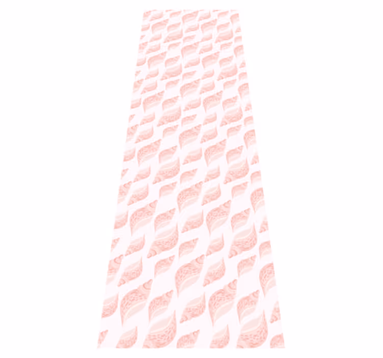 Bedroom vinyl carpet trendy pink seashell design - TenStickers