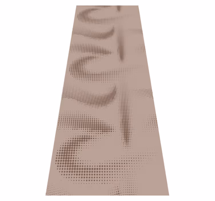Bedroom vinyl carpet with scandinavian dotted patterns - TenStickers