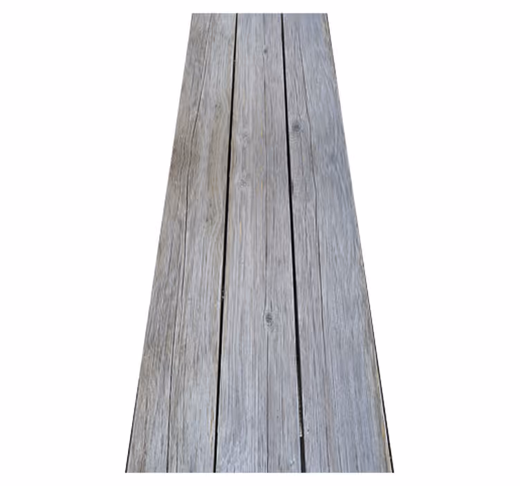 Bedroom vinyl carpet nordic gray raw wood style - TenStickers