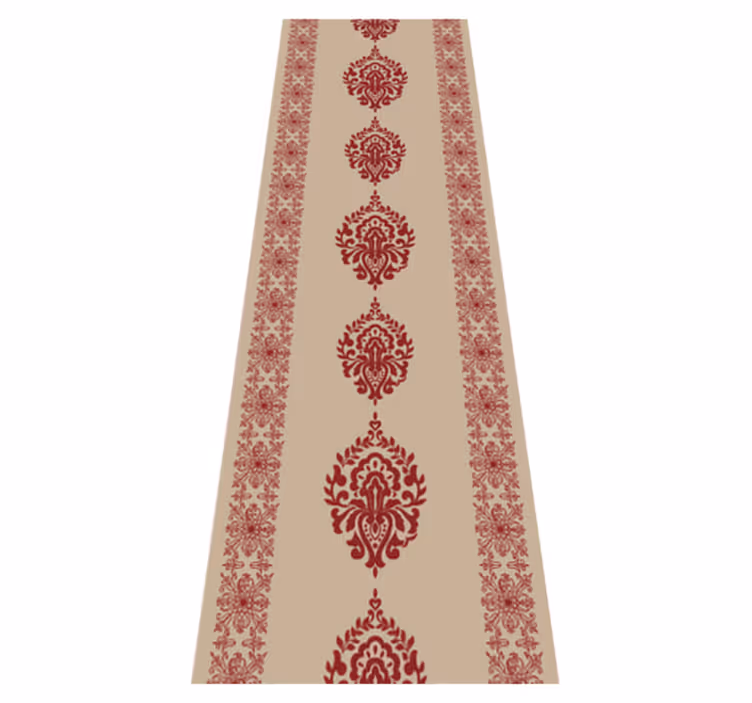Bedroom vinyl carpet in french provincial design - TenStickers