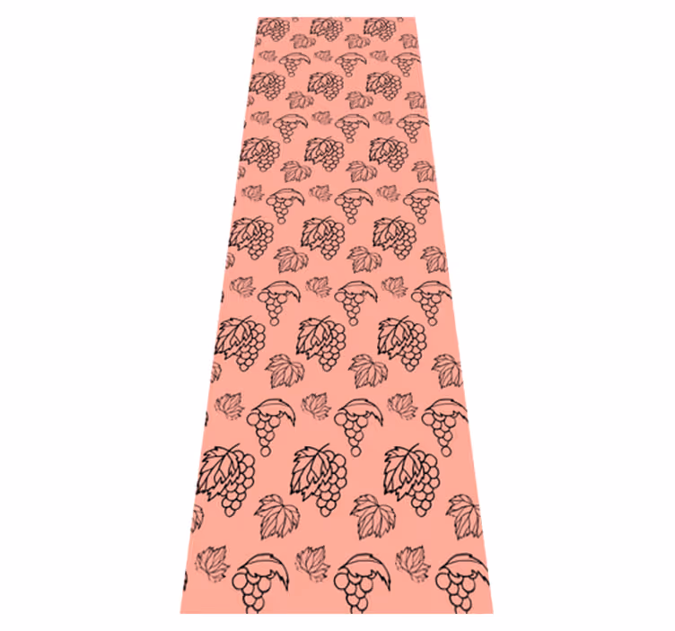 Bedroom vinyl carpet in african rosa grapes design - TenStickers