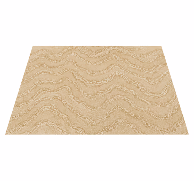 Bedroom vinyl carpet beige and gold marble effect - TenStickers