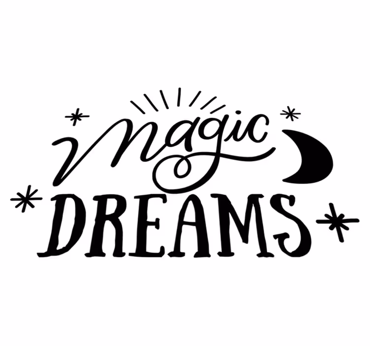 Magic dreams bedroom vinyl carpet - TenStickers