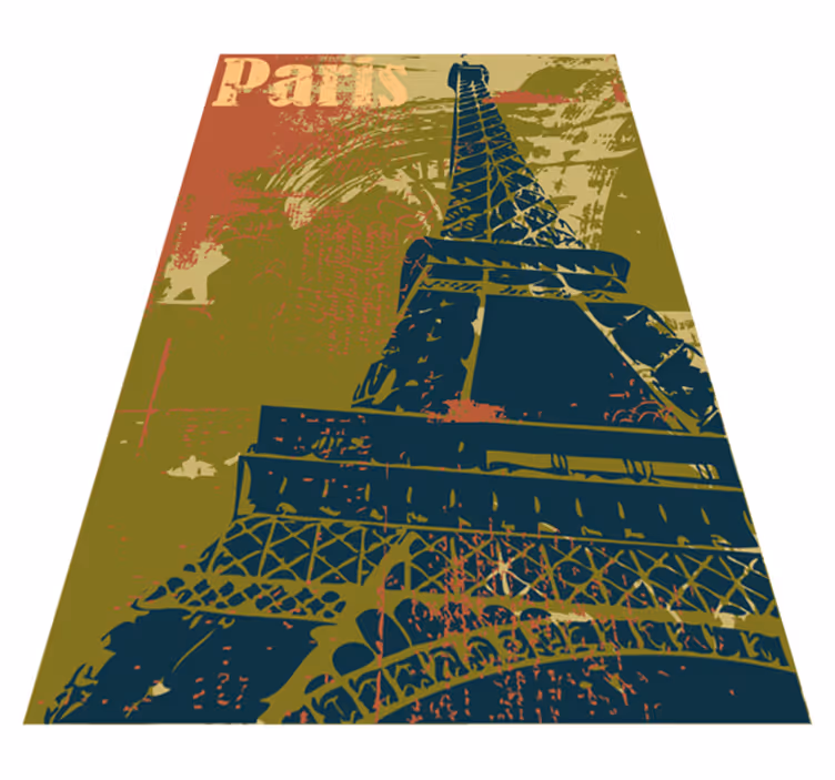 Bedroom vinyl carpet paris decorative vinyl poster - TenStickers
