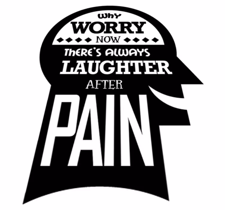 Bedroom vinyl carpet decorative vinyl no worries - TenStickers