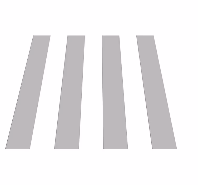 Office vinyl carpet in grey and white stripes - TenStickers