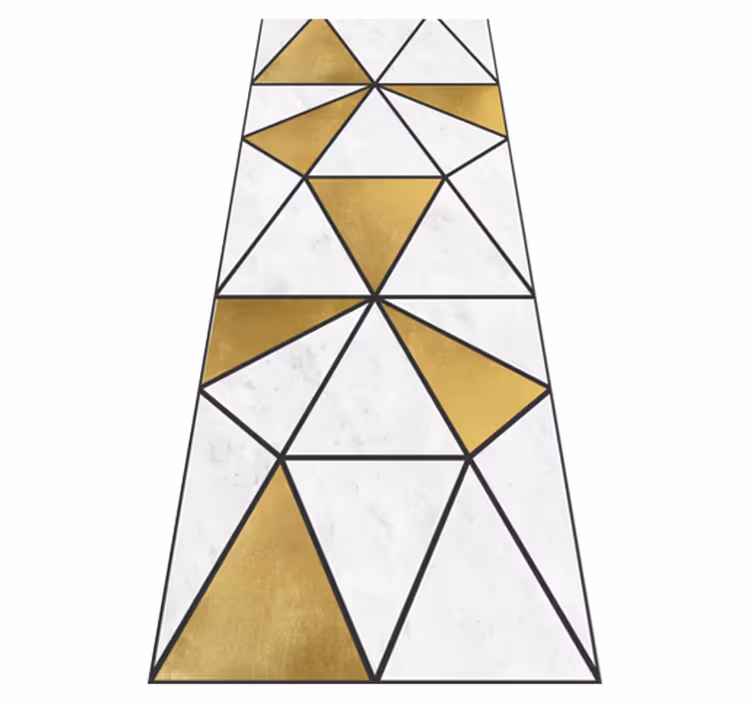 Office vinyl carpet geometric marble design - TenStickers