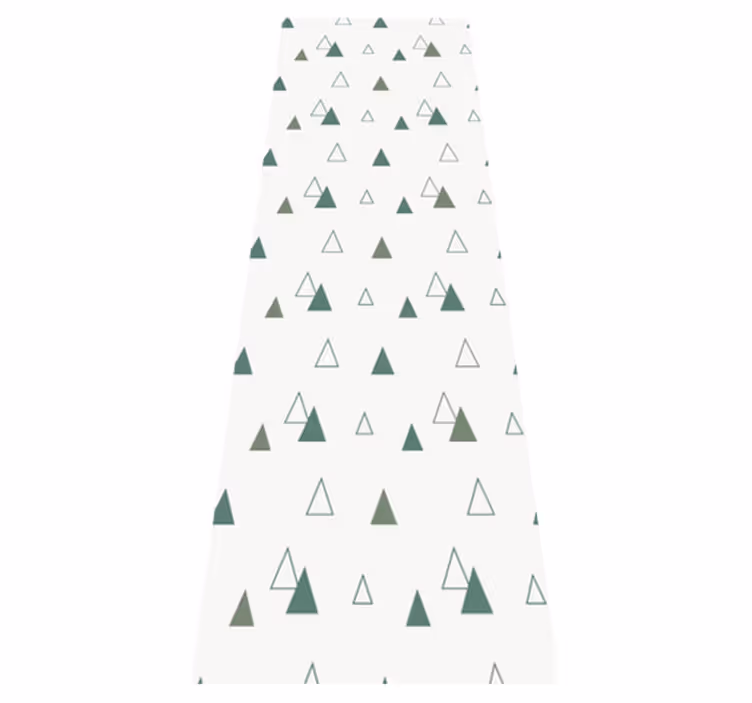 Triangles nature colours office vinyl carpet - TenStickers