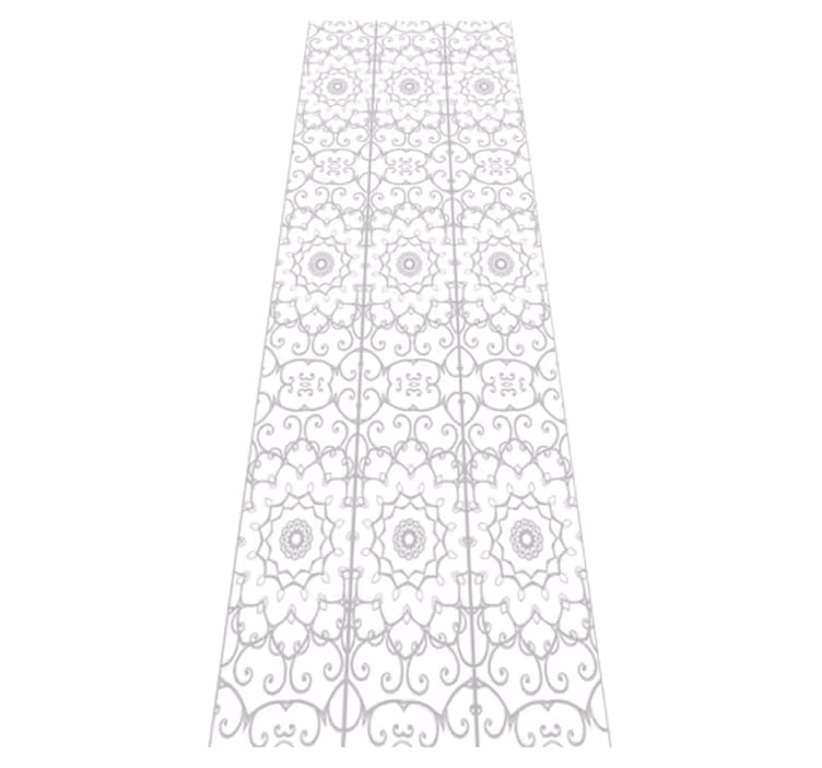 Office vinyl carpet with floral design - TenStickers