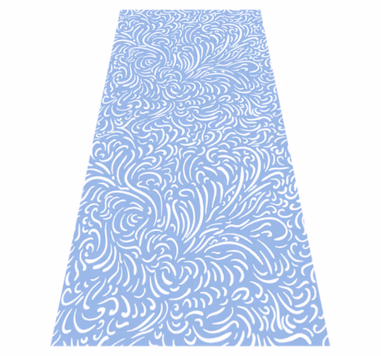 Office vinyl carpet with ice crystal design - TenStickers