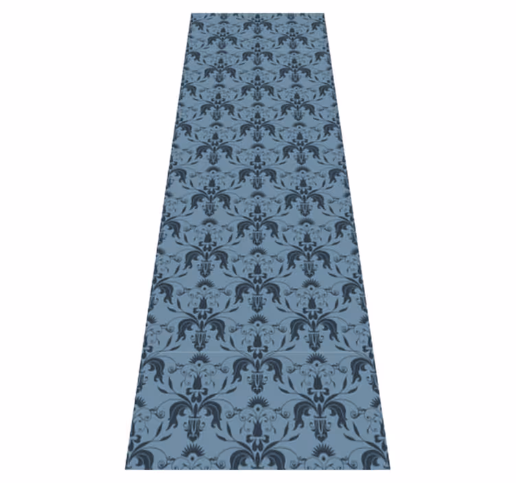 Office vinyl carpet with floral patterns - TenStickers