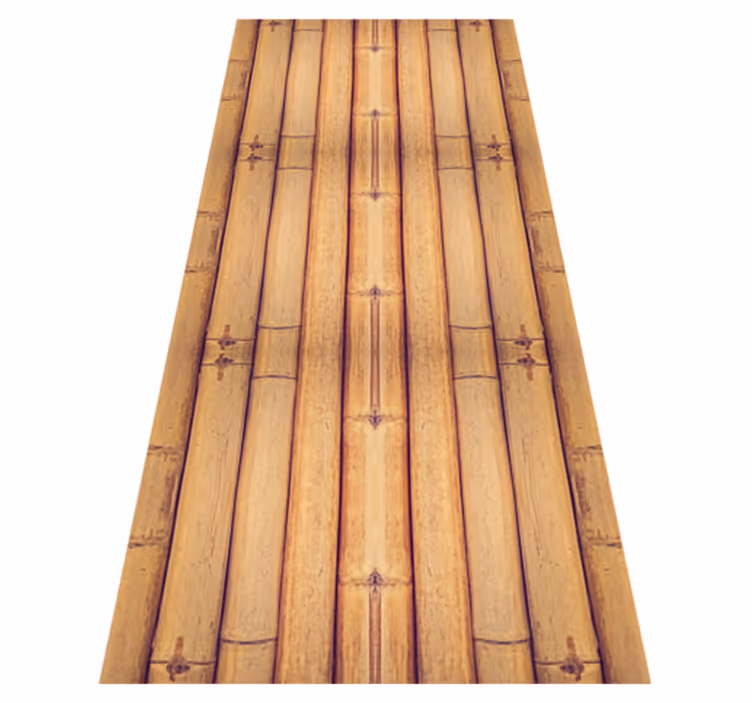 Office vinyl carpet with bamboo wood texture - TenStickers