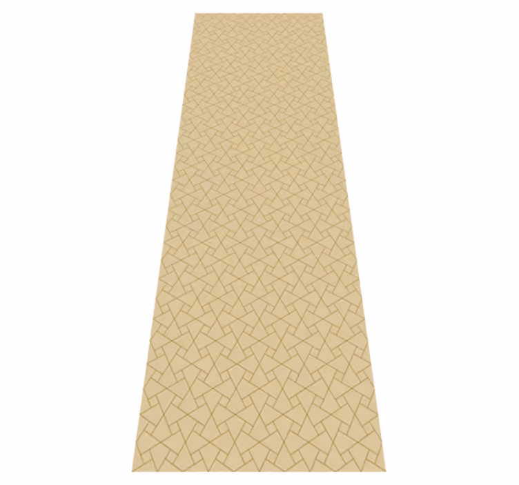 Office vinyl carpet in graphic grey and beige - TenStickers