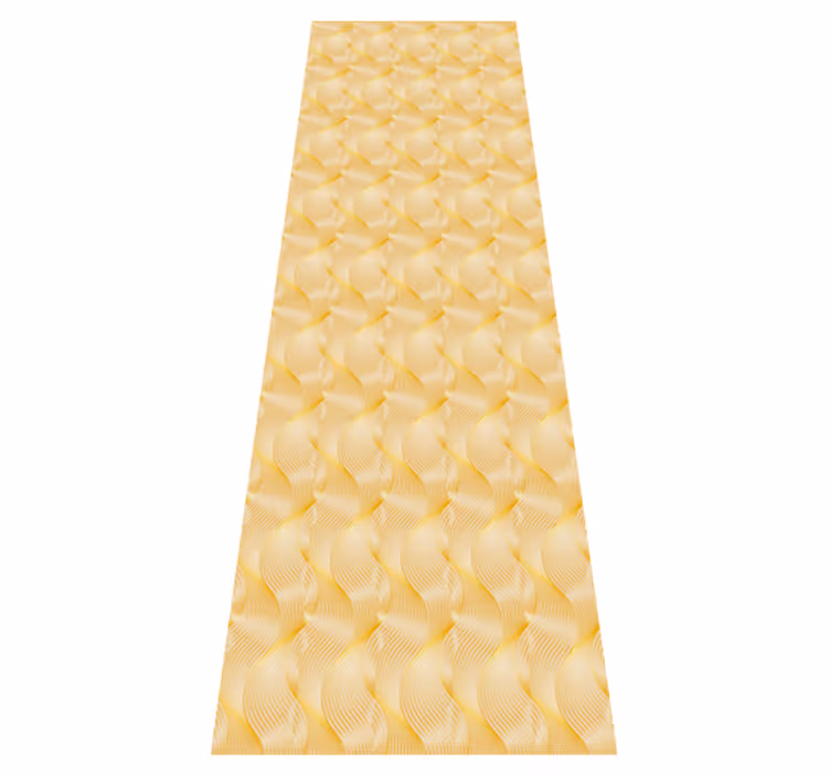 Office vinyl carpet gold foil wave effect - TenStickers