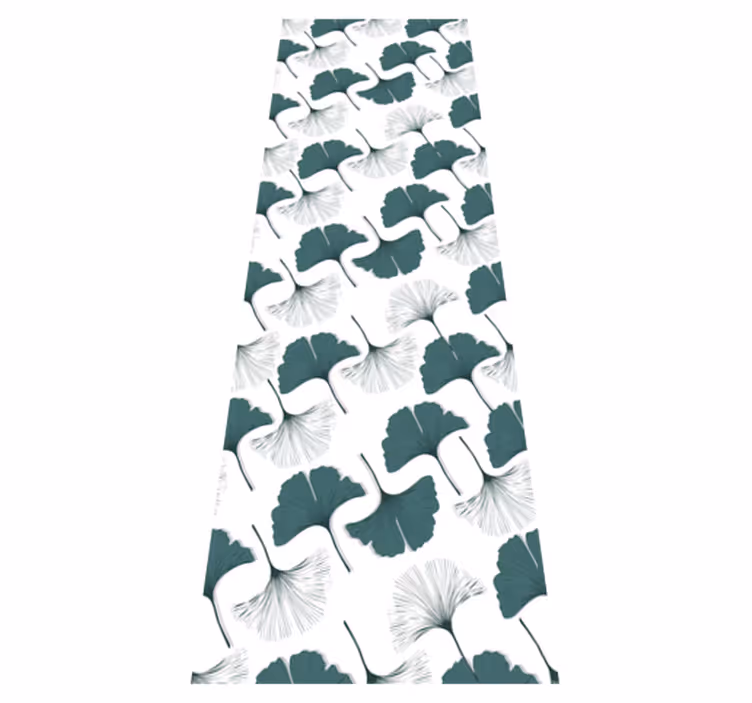Office vinyl carpet ginkgo leaves pattern - TenStickers
