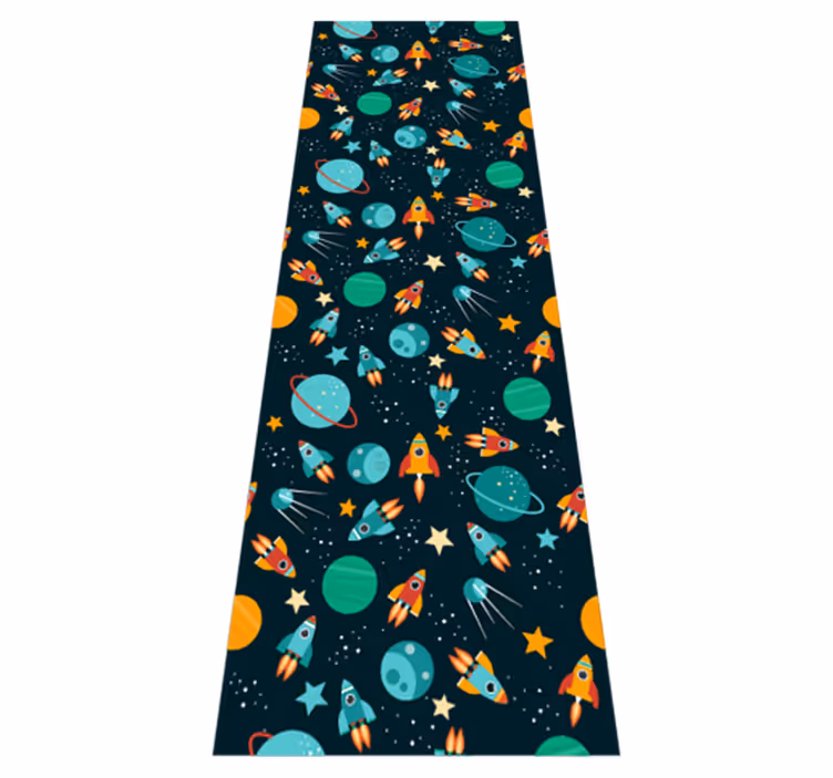 Bedroom vinyl carpet for a cute kids' space - TenStickers