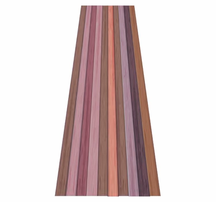 Bedroom vinyl carpet in gray and pink wood texture - TenStickers