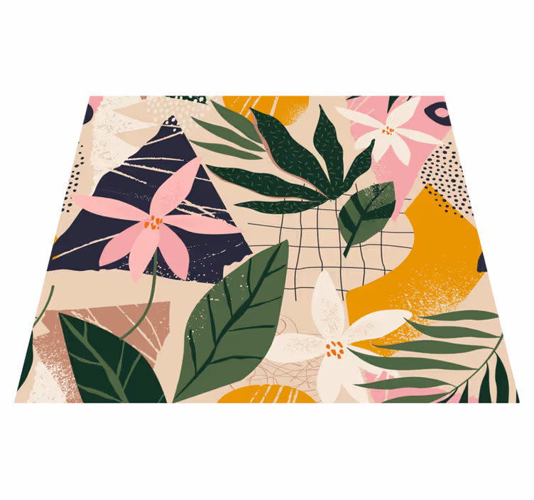 Bedroom vinyl carpet a garden at home - TenStickers