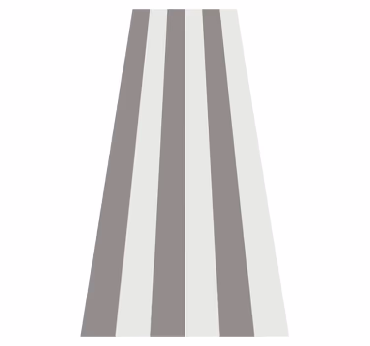 Bedroom vinyl carpet in nordic gray stripes - TenStickers