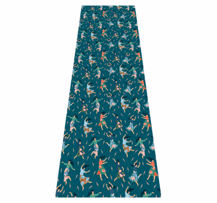 Dancing women with bedroom vinyl carpet - TenStickers
