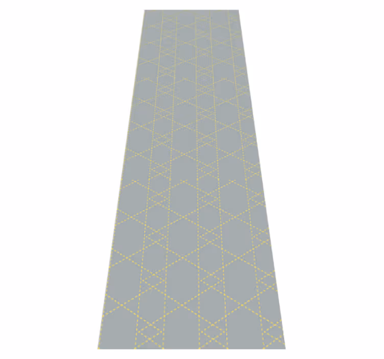 Bedroom vinyl carpet in pantone origami shapes - TenStickers