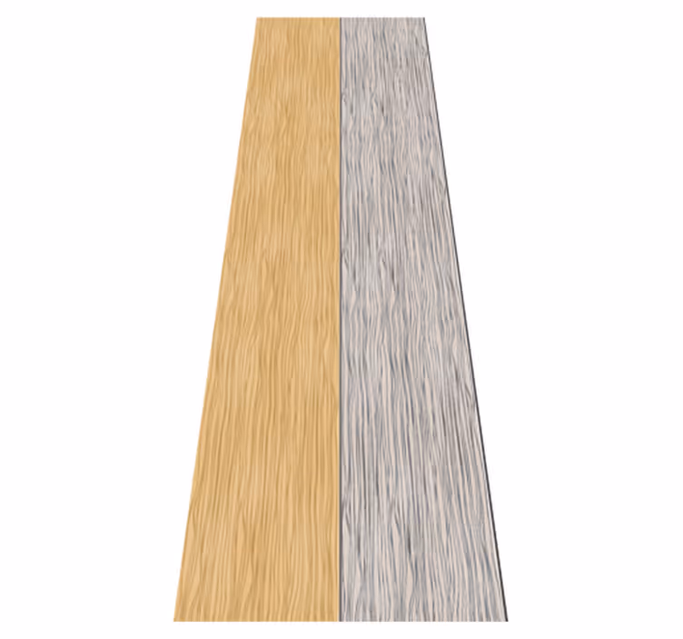 Wooden gray bedroom vinyl carpet - TenStickers