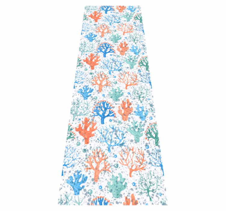 Seaweed splash bedroom vinyl carpet - TenStickers